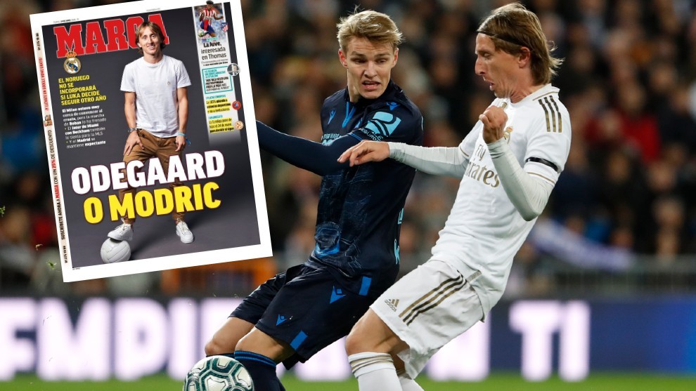 Новость на сайте FondoRuso.ru /assets/img/news/2020/20200425-modric+oodegard.jpg